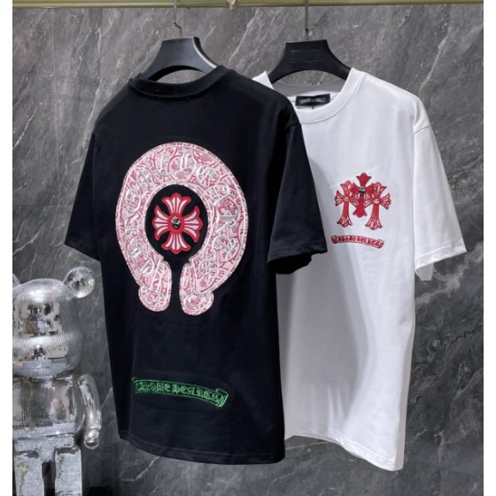 Chrome Hearts Pink Pattern Horseshoe Tee